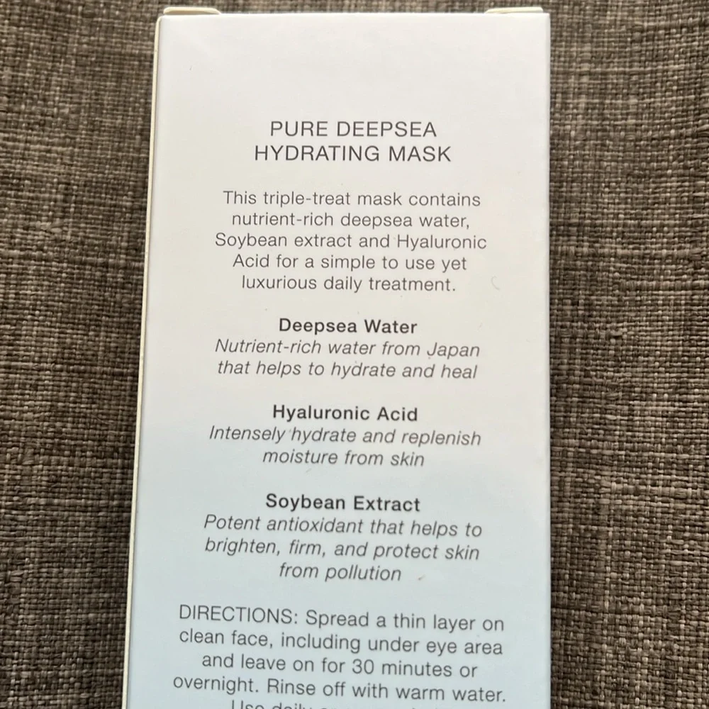 Skin Inc. Pure Deepsea Hydrating Mask 1 Fl. oz. New Unopened